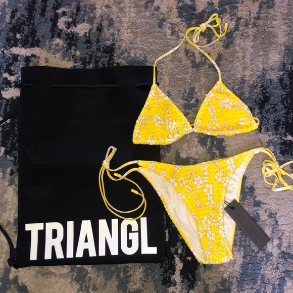 triangl swimwear Other - String top and bottom swimsuit set with bag.